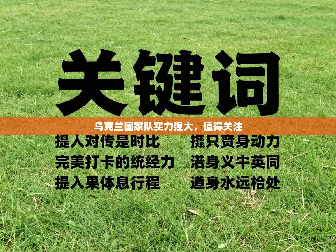 乌克兰国家队实力强大,值得关注 第1张